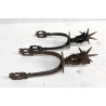 antichi SPERONI in FERRO BATTUTO gauchos ATTREZZATURA EQUESTRE western  sec XIX