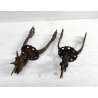 antichi SPERONI in FERRO BATTUTO gauchos ATTREZZATURA EQUESTRE western  sec XIX