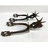 antichi SPERONI in FERRO BATTUTO gauchos ATTREZZATURA EQUESTRE western  sec XIX