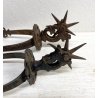antichi SPERONI in FERRO BATTUTO gauchos ATTREZZATURA EQUESTRE western  sec XIX