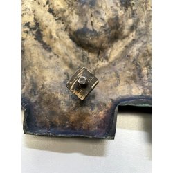 antico BASSORILIEVO in BRONZO ritratto femminile FIRMATO G. BIANCHI primi '900