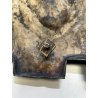 antico BASSORILIEVO in BRONZO ritratto femminile FIRMATO G. BIANCHI primi '900