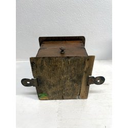 ANTICO GRANDE MACININO macina CAFFE PEPE GRINDER LEGNO rustico primi '900