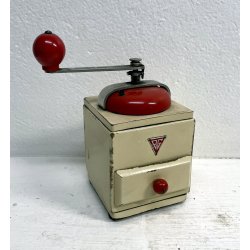VINTAGE MACININO macina CAFFE PEPE firmato BG GRINDER LEGNO anni 50