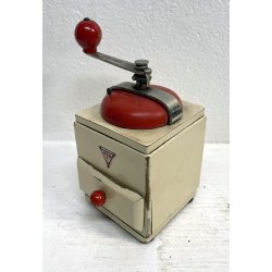 VINTAGE MACININO macina CAFFE PEPE firmato BG GRINDER LEGNO anni 50