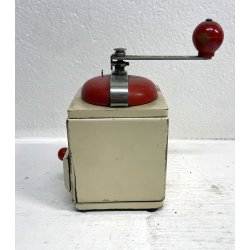 VINTAGE MACININO macina CAFFE PEPE firmato BG GRINDER LEGNO anni 50
