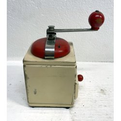 VINTAGE MACININO macina CAFFE PEPE firmato BG GRINDER LEGNO anni 50