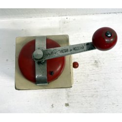 VINTAGE MACININO macina CAFFE PEPE firmato BG GRINDER LEGNO anni 50