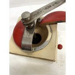 VINTAGE MACININO macina CAFFE PEPE firmato BG GRINDER LEGNO anni 50