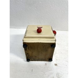 VINTAGE MACININO macina CAFFE PEPE firmato BG GRINDER LEGNO anni 50