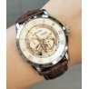 Bulova Automatic Skeleton OROLOGIO POLSO ACCIAIO 21 jewels 96A172 Vintage 24 ORE