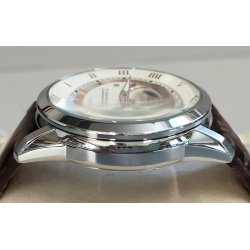 Bulova Automatic Skeleton OROLOGIO POLSO ACCIAIO 21 jewels 96A172 Vintage 24 ORE