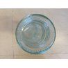 GRANDE VASO VETRO TRASPARENTE a SPIRALE "VE A" Vetreria Etrusca" ø 19 x 56 cm/h