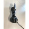LAMPADA TAVOLO ORIENTABLE DESIGN Gino Sarfatti MOD 600/P ARTELUCE NERA USURE '60
