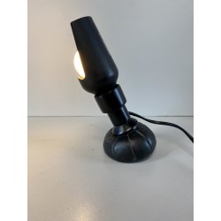 LAMPADA TAVOLO ORIENTABLE DESIGN Gino Sarfatti MOD 600/P ARTELUCE NERA USURE '60