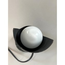 LAMPADA TAVOLO ORIENTABLE DESIGN Gino Sarfatti MOD 600/P ARTELUCE NERA USURE '60