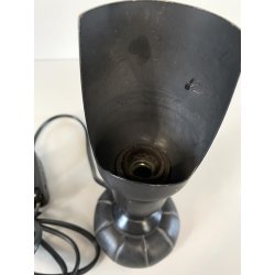 LAMPADA TAVOLO ORIENTABLE DESIGN Gino Sarfatti MOD 600/P ARTELUCE NERA USURE '60