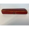 BOCCHINO PER SIGARETTA VINTAGE AMBRA SCHIUMA DECORO SCOLPITO PIUME CUSTODIA '900