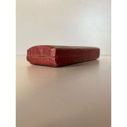 BOCCHINO PER SIGARETTA VINTAGE AMBRA SCHIUMA DECORO SCOLPITO PIUME CUSTODIA '900
