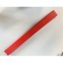 PORTA OGGETTI MATITE KARTELL 4643 DESIGN Pio Manzù ABS ROSSO NERO 60cm VINTAGE