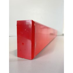 PORTA OGGETTI MATITE KARTELL 4643 DESIGN Pio Manzù ABS ROSSO NERO 60cm VINTAGE