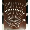 SERVIZIO POSATE da TAVOLA VINTAGE 50 pz FIAP Alessandria D' Italia ART DECO' 900