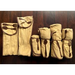 SERVIZIO POSATE da TAVOLA VINTAGE 50 pz FIAP Alessandria D' Italia ART DECO' 900