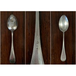 SERVIZIO POSATE da TAVOLA VINTAGE 50 pz FIAP Alessandria D' Italia ART DECO' 900
