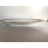 VASSOIO OVALE PORCELLANA Limoges FRANCE DECORO DIPINTO A MANO Pier GRAPPOLI UVA