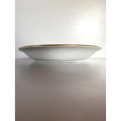 VASSOIO OVALE PORCELLANA Limoges FRANCE DECORO DIPINTO A MANO Pier GRAPPOLI UVA