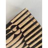 DIPINTO ACRILICO TAVOLA ASTRATTO LM Rigon 1966 NUDO FIGURA FEMMINILE OPTICAL ART