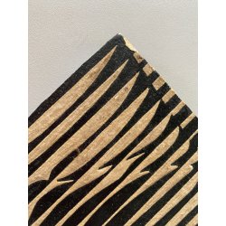 DIPINTO ACRILICO TAVOLA ASTRATTO LM Rigon 1966 NUDO FIGURA FEMMINILE OPTICAL ART