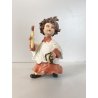 4 FIGURE CHIERICHETTI PORCELLANA Biscuit CAPODIMONTE "Rori" PROCESSIONE BIMBI