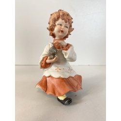 4 FIGURE CHIERICHETTI PORCELLANA Biscuit CAPODIMONTE "Rori" PROCESSIONE BIMBI