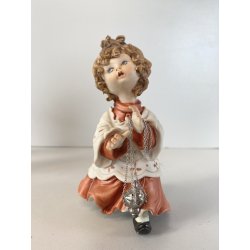 4 FIGURE CHIERICHETTI PORCELLANA Biscuit CAPODIMONTE "Rori" PROCESSIONE BIMBI