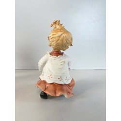 4 FIGURE CHIERICHETTI PORCELLANA Biscuit CAPODIMONTE "Rori" PROCESSIONE BIMBI