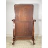 ANTICA GRANDE PSICHE SPECCHIO SPECCHIERA LEGNO MOGANO EPOCA 1900 VITTORIANA