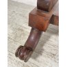 ANTICA GRANDE PSICHE SPECCHIO SPECCHIERA LEGNO MOGANO EPOCA 1900 VITTORIANA