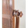 ANTICA GRANDE PSICHE SPECCHIO SPECCHIERA LEGNO MOGANO EPOCA 1900 VITTORIANA