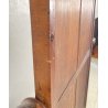 ANTICA GRANDE PSICHE SPECCHIO SPECCHIERA LEGNO MOGANO EPOCA 1900 VITTORIANA