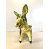 STATUINA VASO FIORI CERAMICA Vietri ASINELLO CARRETTO SOLIMENE STYLE ITALY '60