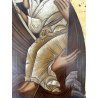 QUADRO ICONA RUSSA Madonna Jaroslawska Gesù bambino MATERNITà 32x38  '900