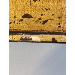 QUADRO ICONA RUSSA Madonna Jaroslawska Gesù bambino MATERNITà 32x38  '900