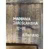 QUADRO ICONA RUSSA Madonna Jaroslawska Gesù bambino MATERNITà 32x38  '900