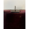 ANTICO SCRIGNA SCATOLA PORTAGIOIE CHIAVE OTTONE ARGENTATO DECORO SBALZO FINE 800