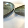 ANTICA BOWL CIOTOLA con COPERCHIO OTTONE OSSIDATO PATINA ART DECO ø 19,5 cm