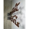 RARA COPPIA SCULTURA Roberto Aloi 1970 FERRO DESIGN ASTATTO OPERA D'ARTE TOTEM
