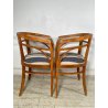 ANTICA COPPIA POLTRONA POZZETTO POLTRONCINE SEDIE LEGNO NOCE EPOCA 1800 STOFFA