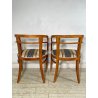 ANTICA COPPIA POLTRONA POZZETTO POLTRONCINE SEDIE LEGNO NOCE EPOCA 1800 STOFFA