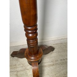 ANTICO APPENDIABITI DA TERRA LEGNO NOCE TORNITO EPOCA 1800 APPENDINO PIANTANA